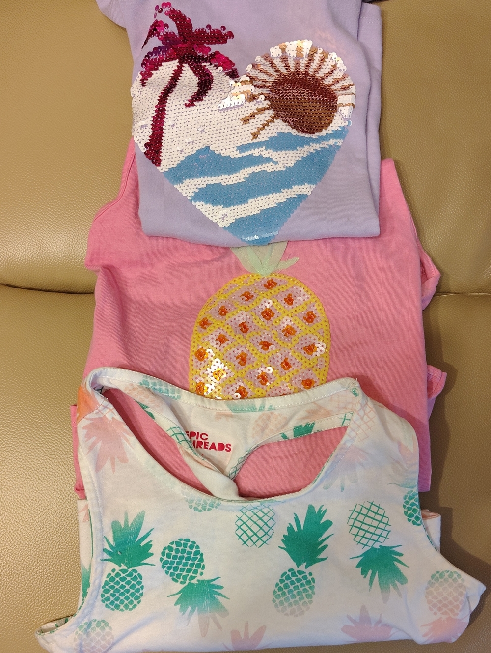 LOT of 3 KIDS EPIC THREADS WONDER NATION ISAAC MIZRAHI TANK TOPS